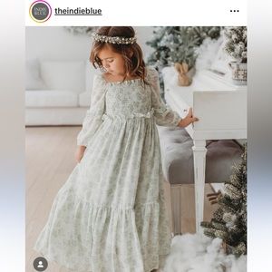 The Indie Blue Toddler Dress